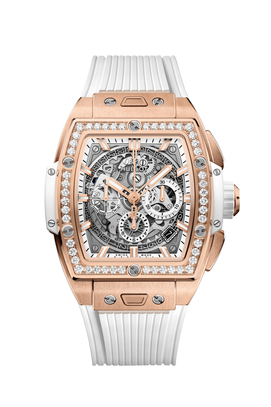 Hublot Spirit of Big Bang Chronograph 18K King Gold & Diamonds Man's Watch - Premium Luxury Product