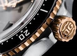 Glashutte Original Spezialist SeaQ Panorama Date Stainless steel & Red Gold Men's Watch - Premium Luxury Product