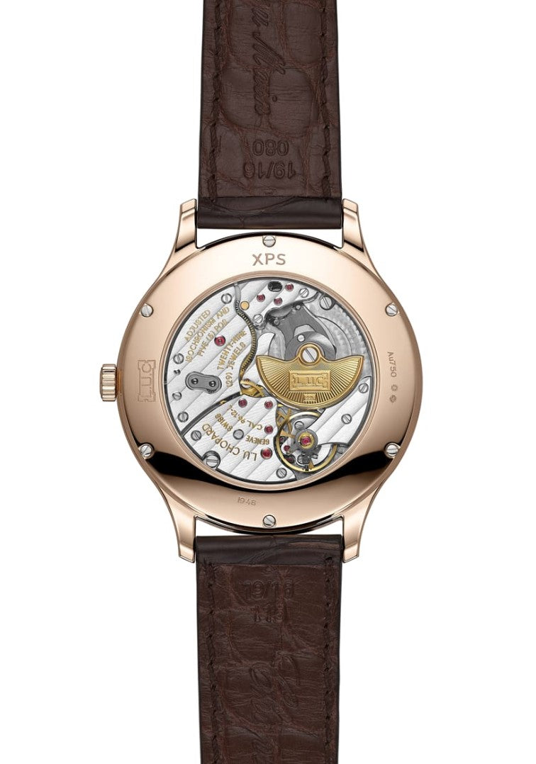 Chopard L.U.C XPS Elegance Ethical 18K Rose Gold & Diamonds Men`s Watch - Premium Luxury Product