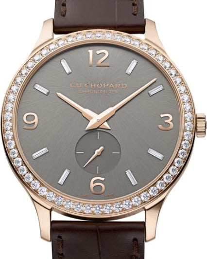 Chopard L.U.C XPS Elegance Ethical 18K Rose Gold & Diamonds Men`s Watch - Premium Luxury Product