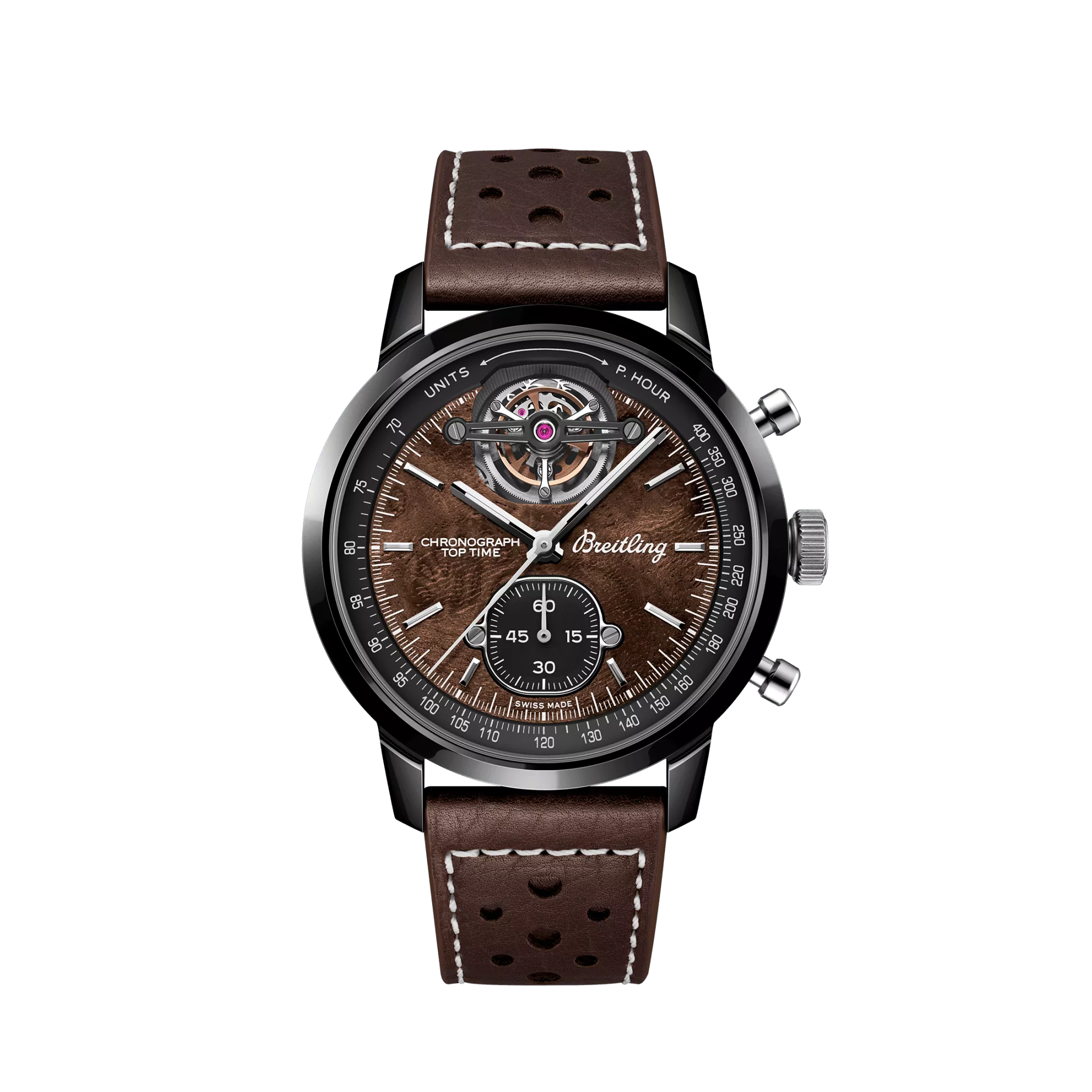 Breitling Top Time B21 Chevrolrt Corvette Chronograph Tourbillon Ceramic & Titanium Men's Watch - Premium Luxury Product