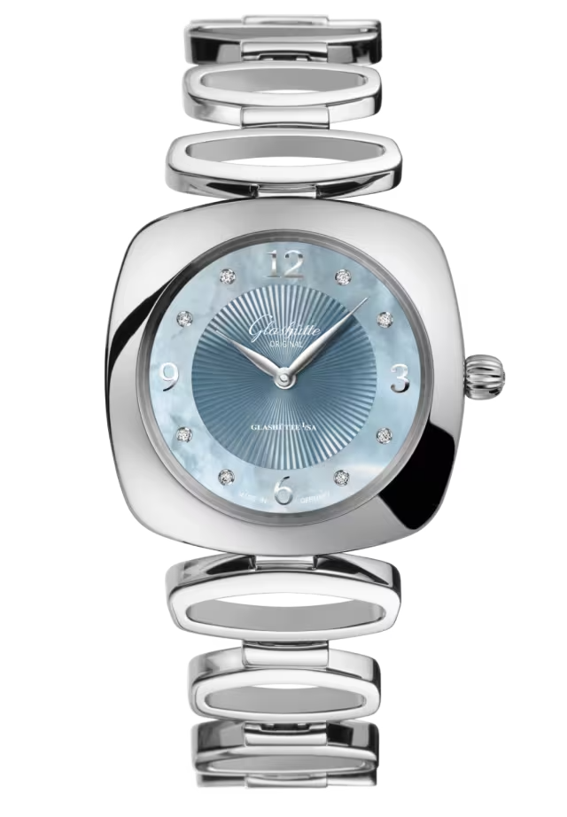 Glashutte Original Lady Collection Pavonina Stainless steel Lady's Watch - Premium Luxury Product