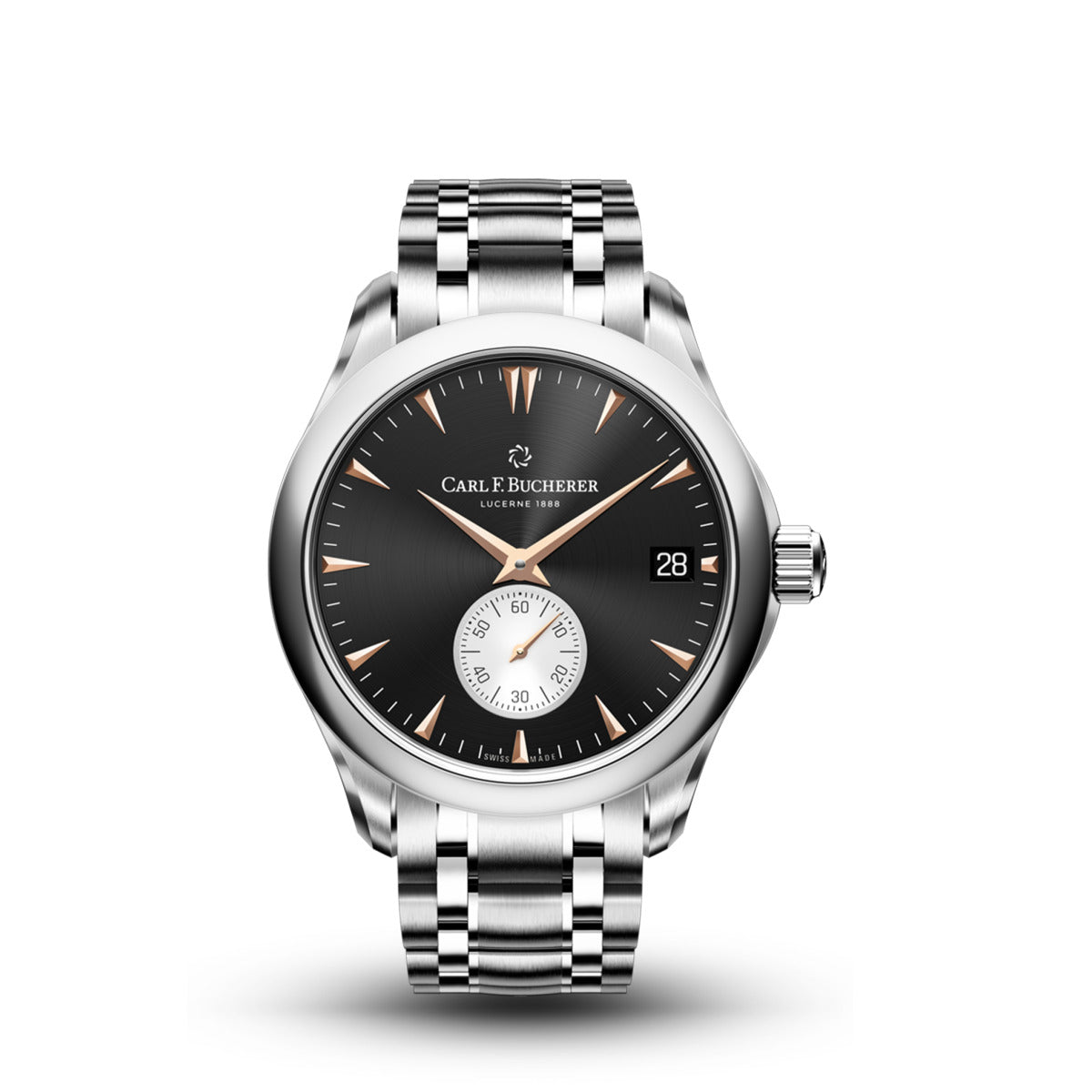 Carl F. Bucherer Manero Chronometer Stainless Steel Men's Watch - Premium Luxury Product