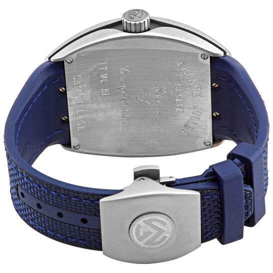 Franck Muller Vanguard Blue Camouflage Titanium Men's Watch - Premium Luxury Product