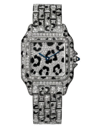 Cartier Panthere de Cartier Rhodiumized White Gold & Diamonds Lady's Watch - Premium Luxury Product
