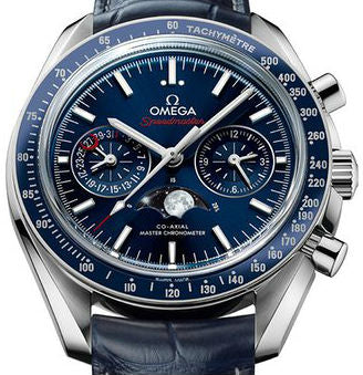 Omega Speedmaster Two Counters MoonPhase Stainless steel & Ceramic Men's Watch - Premium Luxury Product