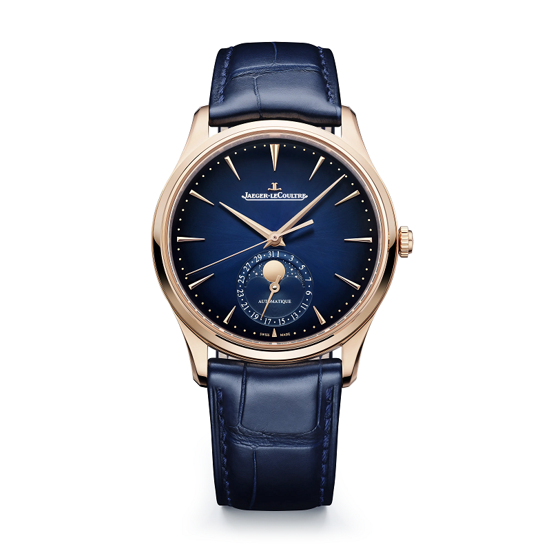 Jaeger-Lecoultre Master Ultra Thin Moon 18K Rose Gold Men's Watch - Premium Luxury Product
