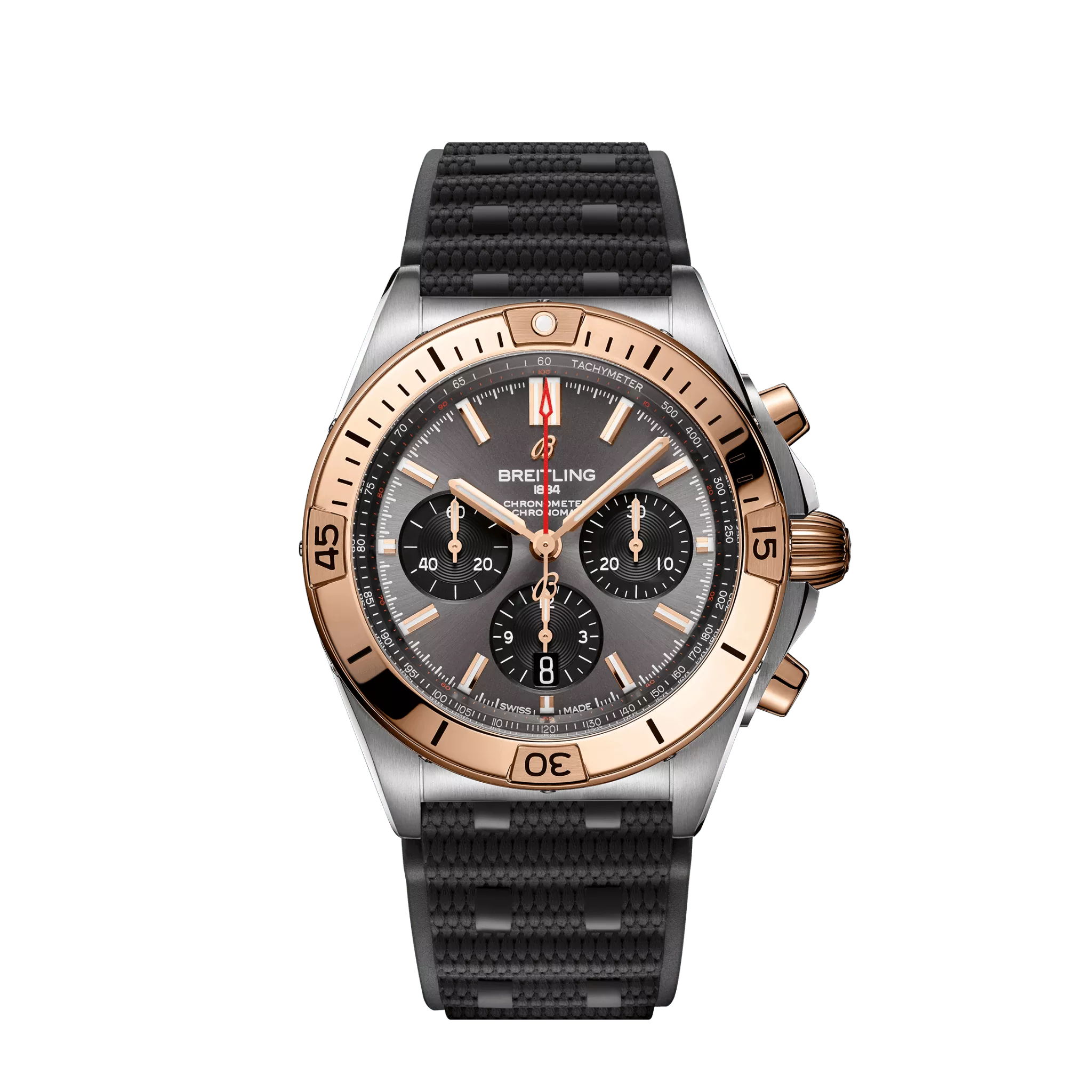 Breitling Chronomat Chrongraph  Stainless steel & 18k Red Gold Men's Watch - Premium Luxury Product