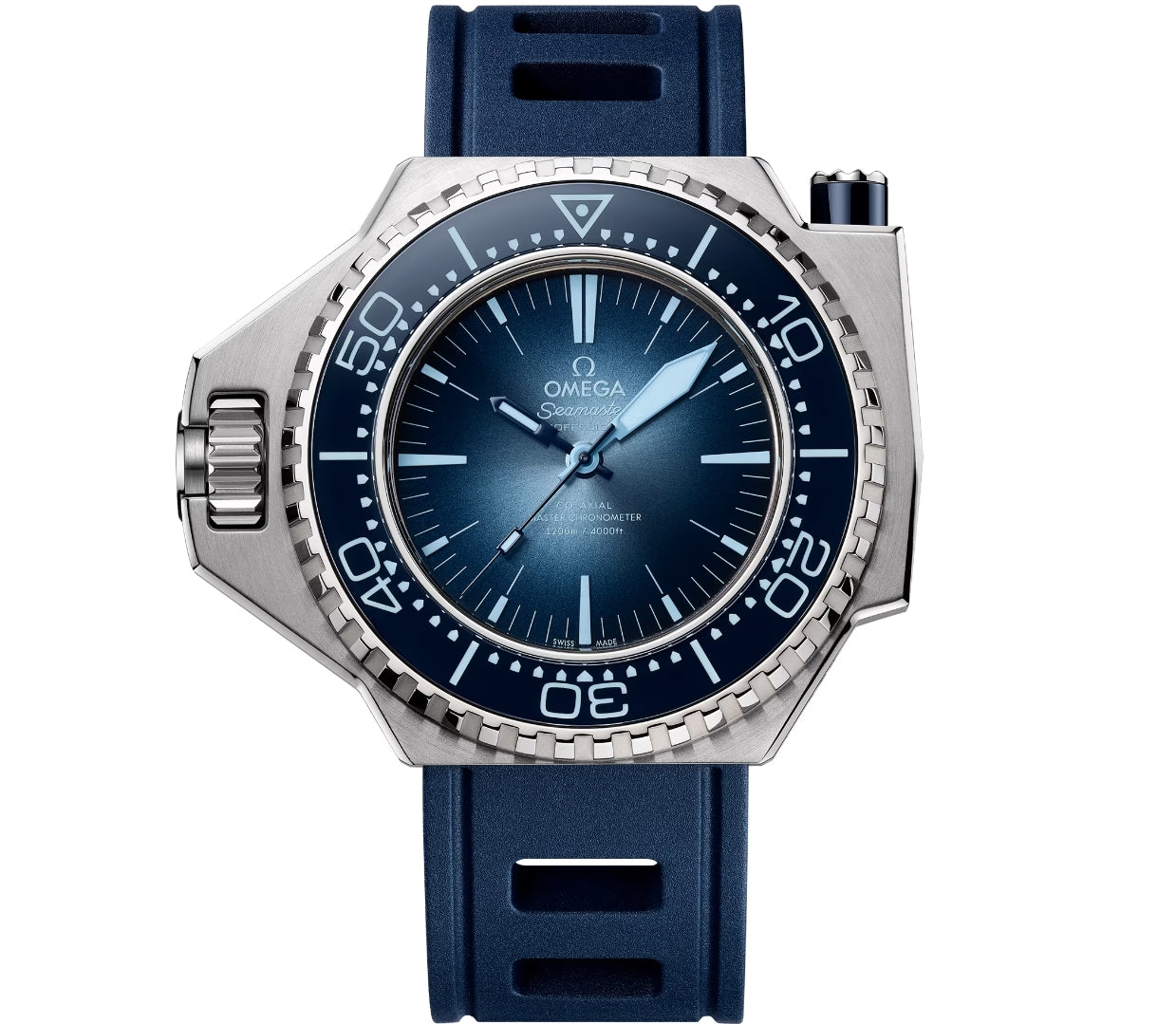 Omega Seamaster Heritage Ploprof 1200m Co-Axial Master Chronometer O-Omegasteel Men's Watch - Premium Luxury Product