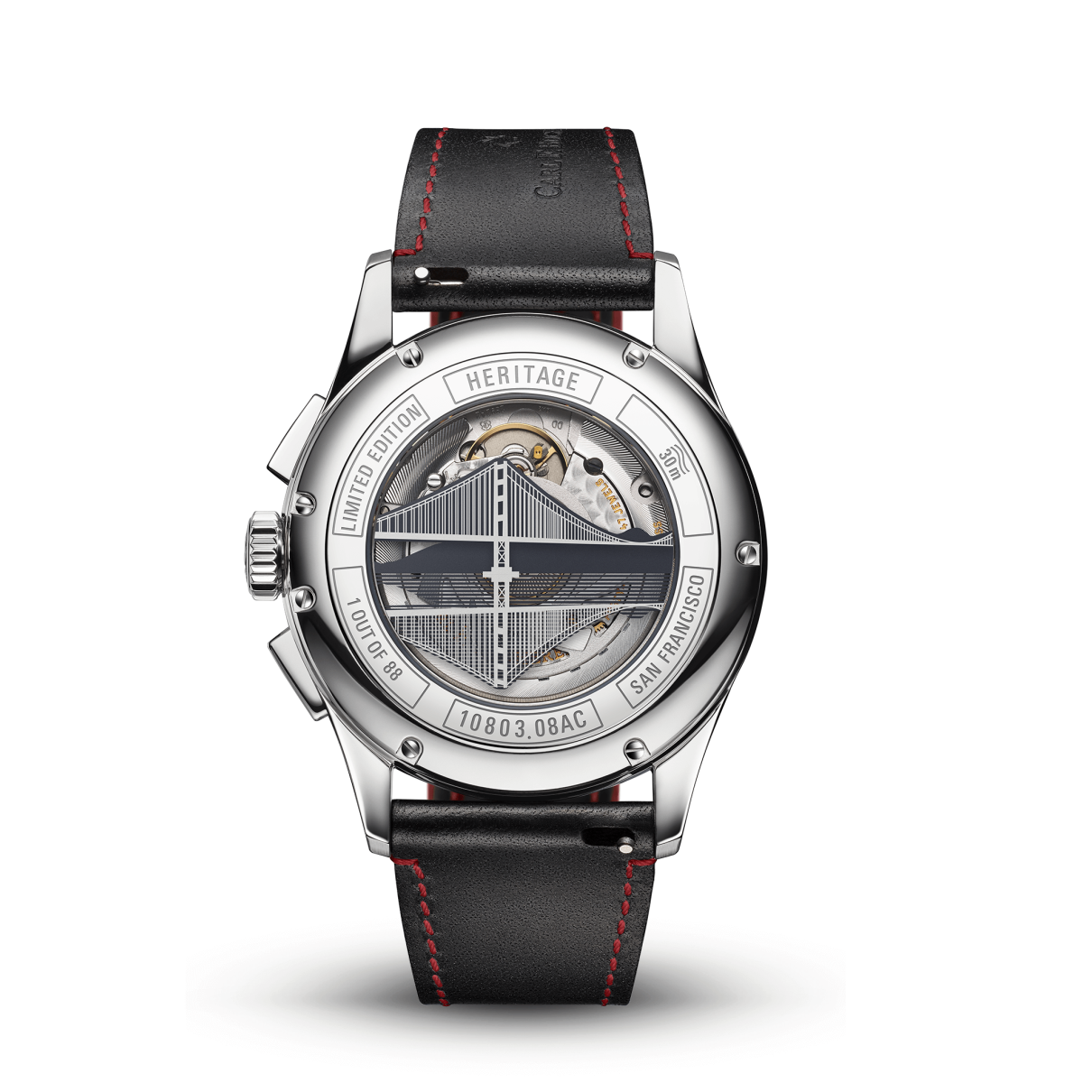 Carl F. Bucherer Haritage Chronograph Stainless steel Limited Edition Men's Watch - Premium Luxury Product