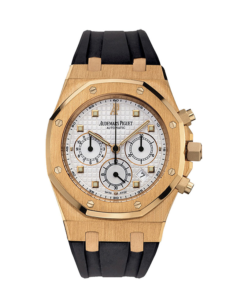 Audemars Piguet Royal Oak Chronograph 18K Rose Gold Men's Watch - Premium Luxury Product