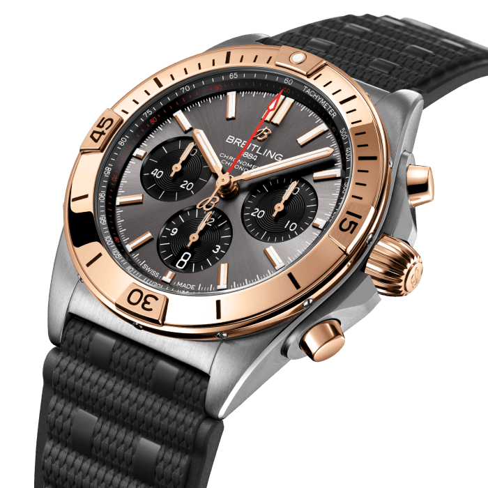 Breitling Chronomat Chronograph  Stainless steel & 18k Red Gold Men's Watch - Premium Luxury Product