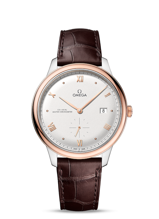 Omega De ville Prestige Stainless steel &amp; 18K Sedna™ Gold Men's Watch - Premium Luxury Product