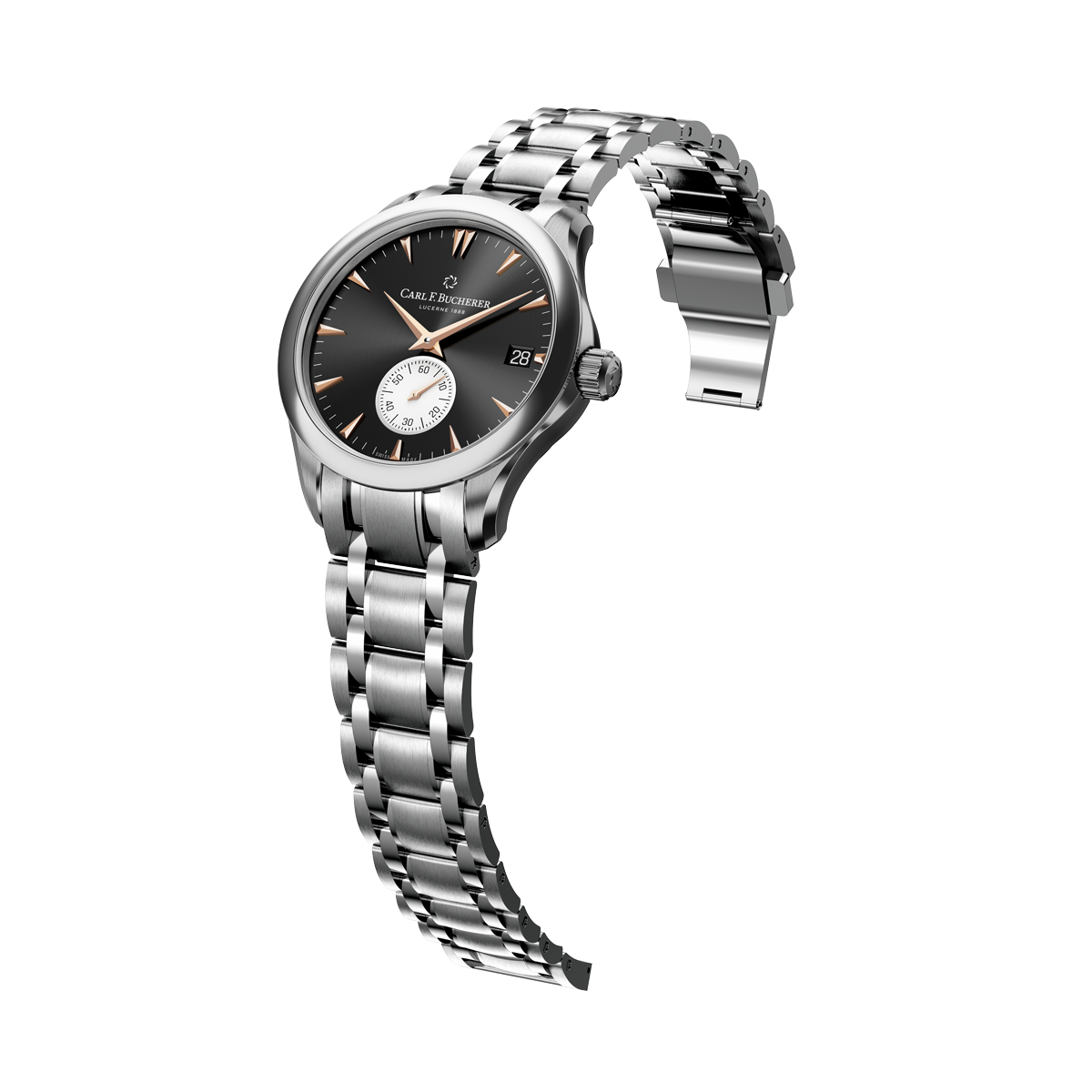 Carl F. Bucherer Manero Chronometer Stainless Steel Men's Watch - Premium Luxury Product