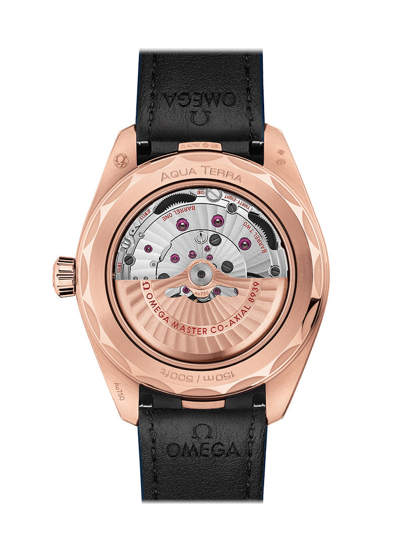 Omega Seamaster Aqua Terra GMT Chronometer 18K Sedna™ gold Men's Watch - Premium Luxury Product