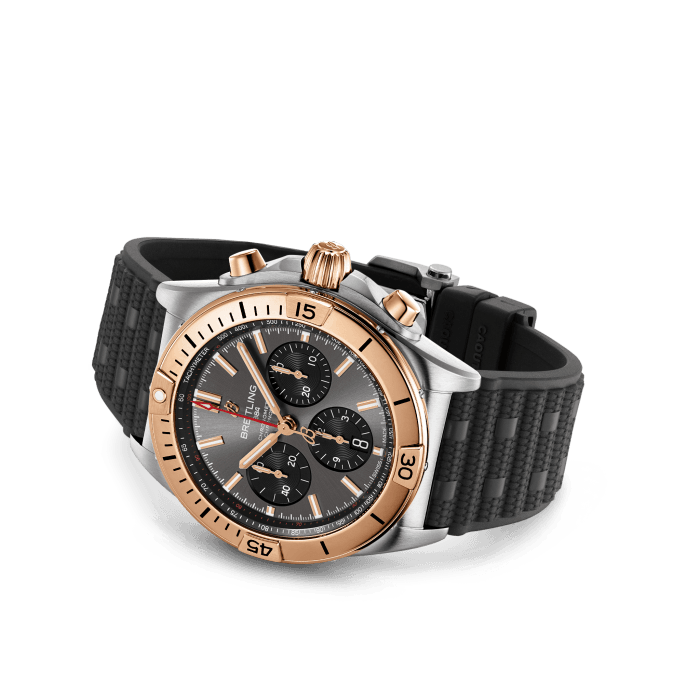 Breitling Chronomat Chronograph  Stainless steel & 18k Red Gold Men's Watch - Premium Luxury Product