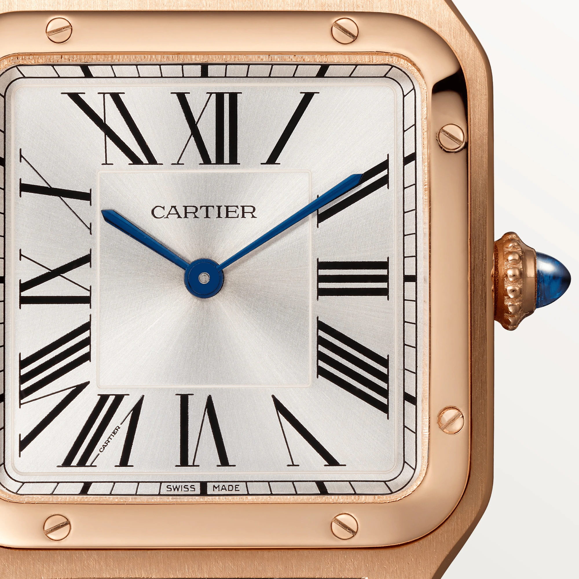 Cartier Santos 18K Rose Gold Unisex  Watch - Premium Luxury Product