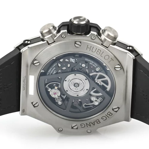 Hublot Unico Big Bang Titanium & 18K White Gold & Colored Gemstones Men's Watch - Premium Luxury Product