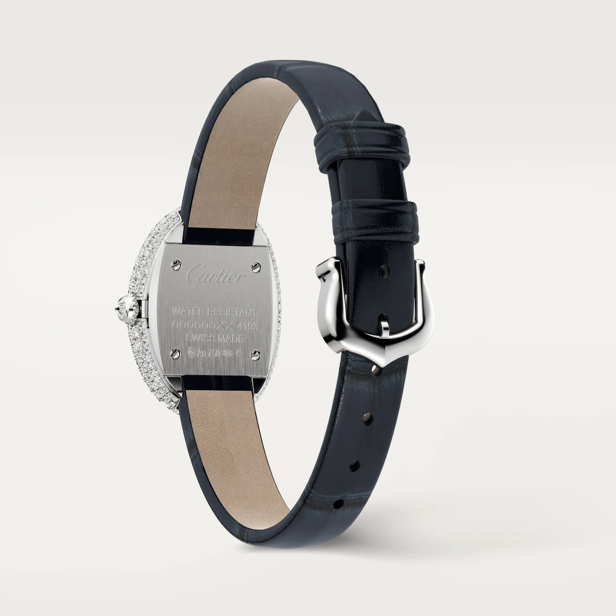 Cartier Baignoire 18K black Gold & Diamonds Ladies Watch - Premium Luxury Product