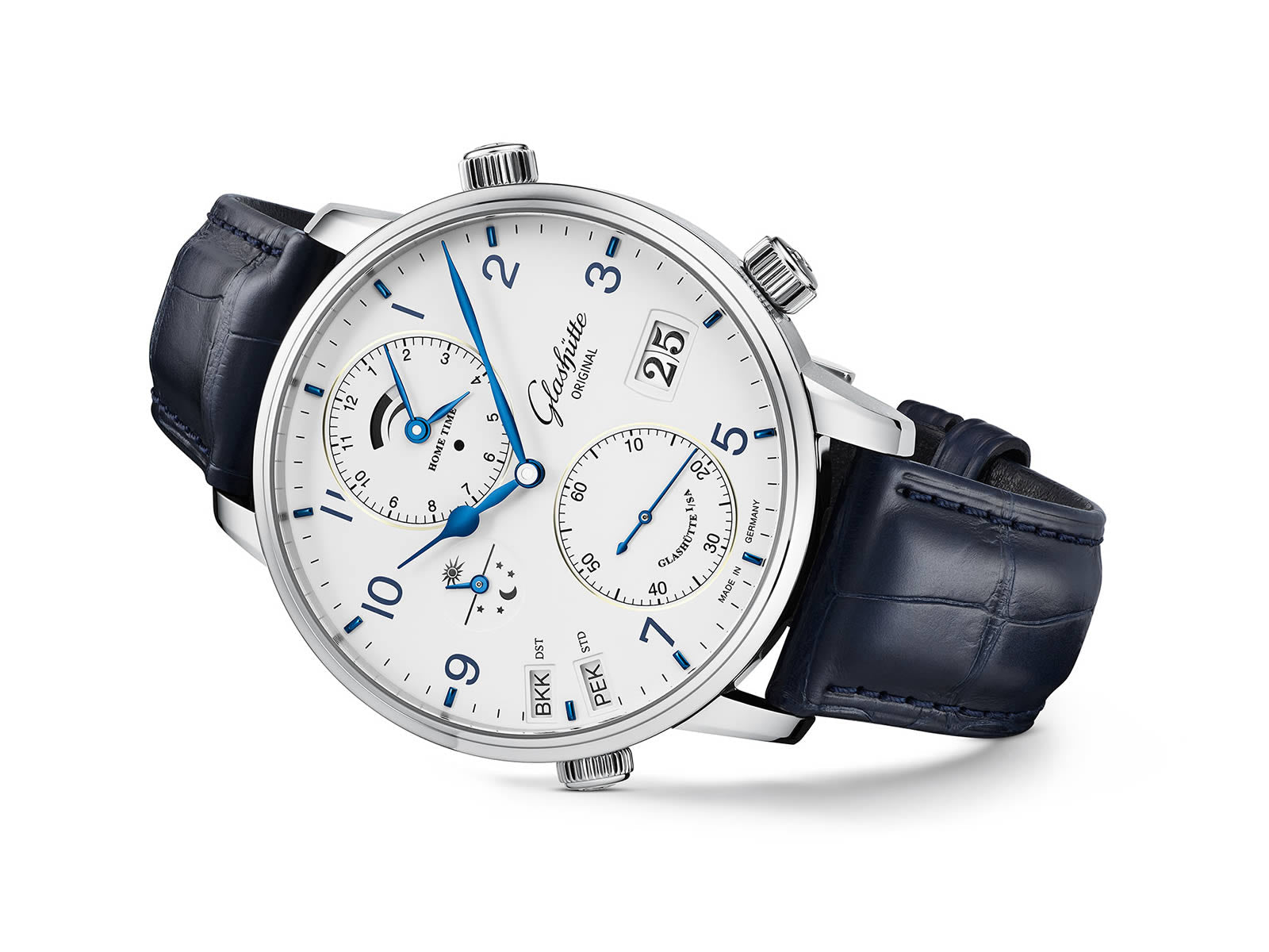 Glashutte Original Senator Cosmopolite Stainless steel Men's Watch - Premium Luxury Product
