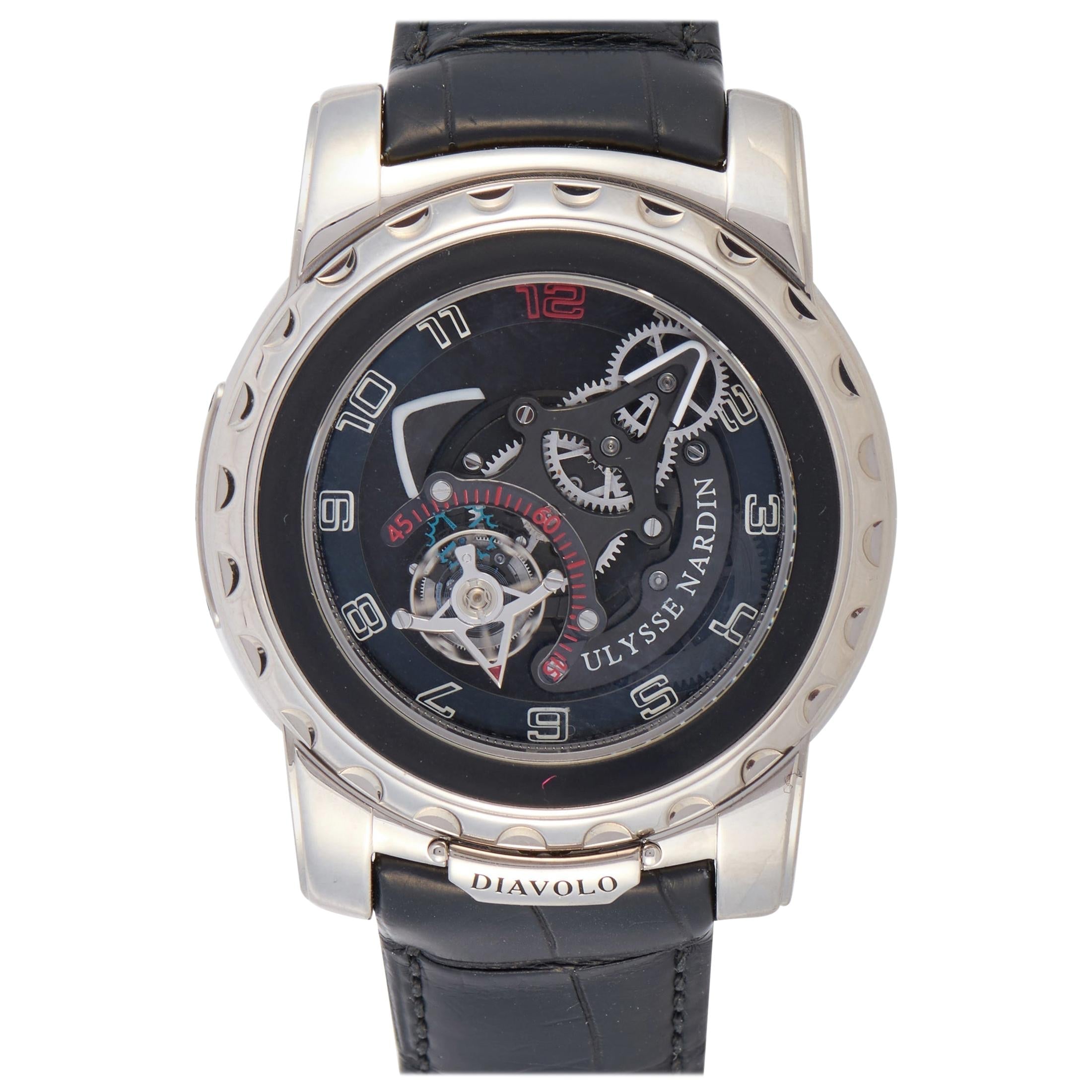 Ulysse Nardin Freak Diavolo 18K White Gold Men's Watch