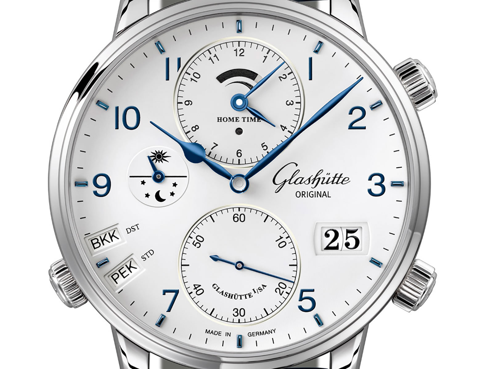 Glashutte Original Senator Cosmopolite Stainless steel Men's Watch - Premium Luxury Product