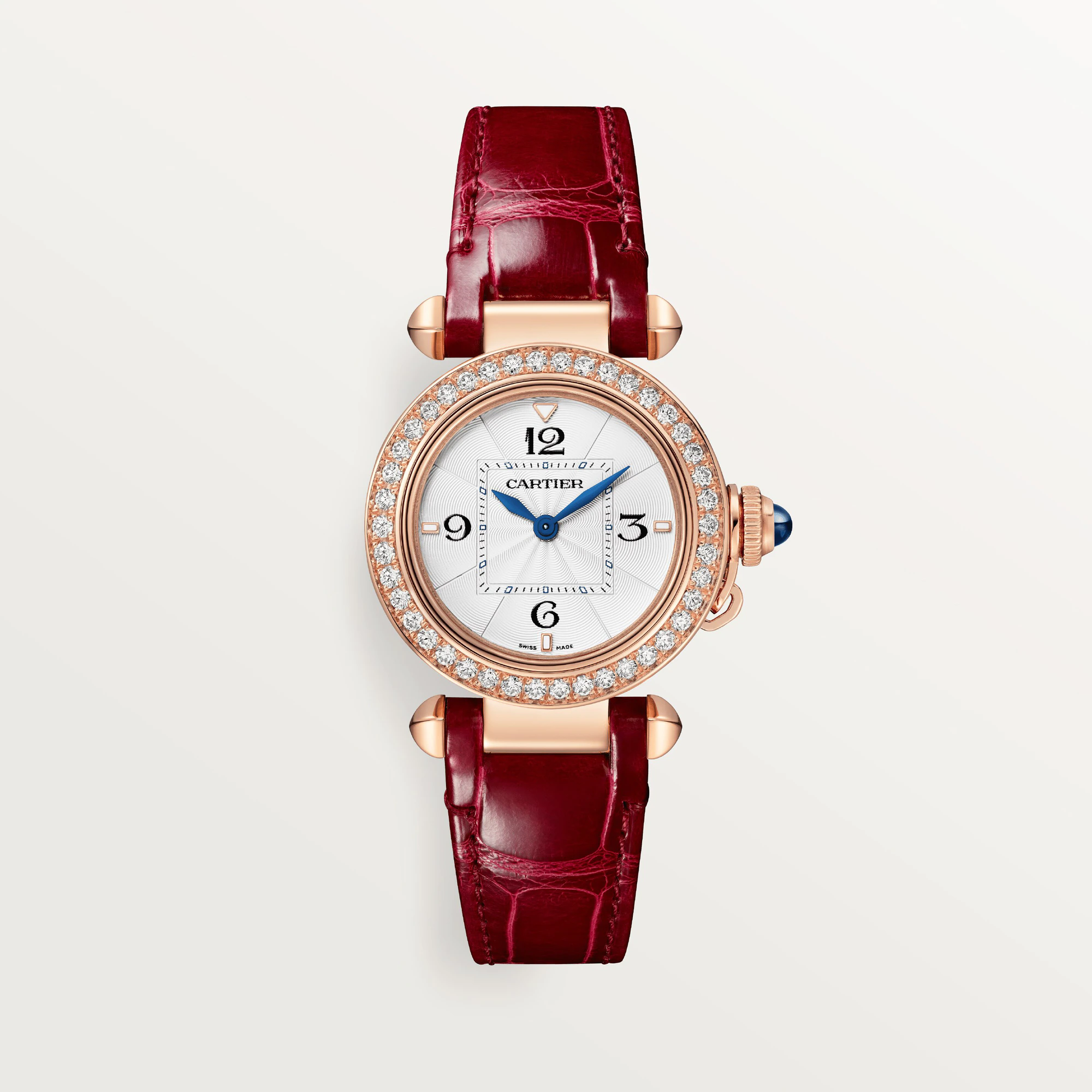 Cartier Pasha 30 mm Rose Gold & Diamonds Lady's Watch - Premium Luxury Product