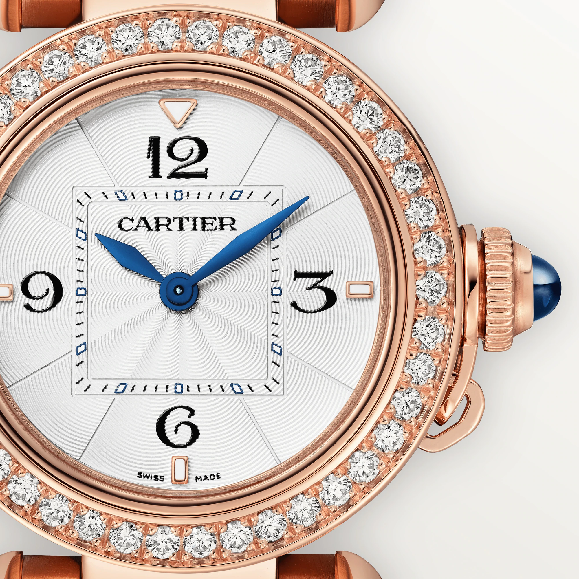 Cartier Pasha 30 mm Rose Gold & Diamonds Lady's Watch - Premium Luxury Product