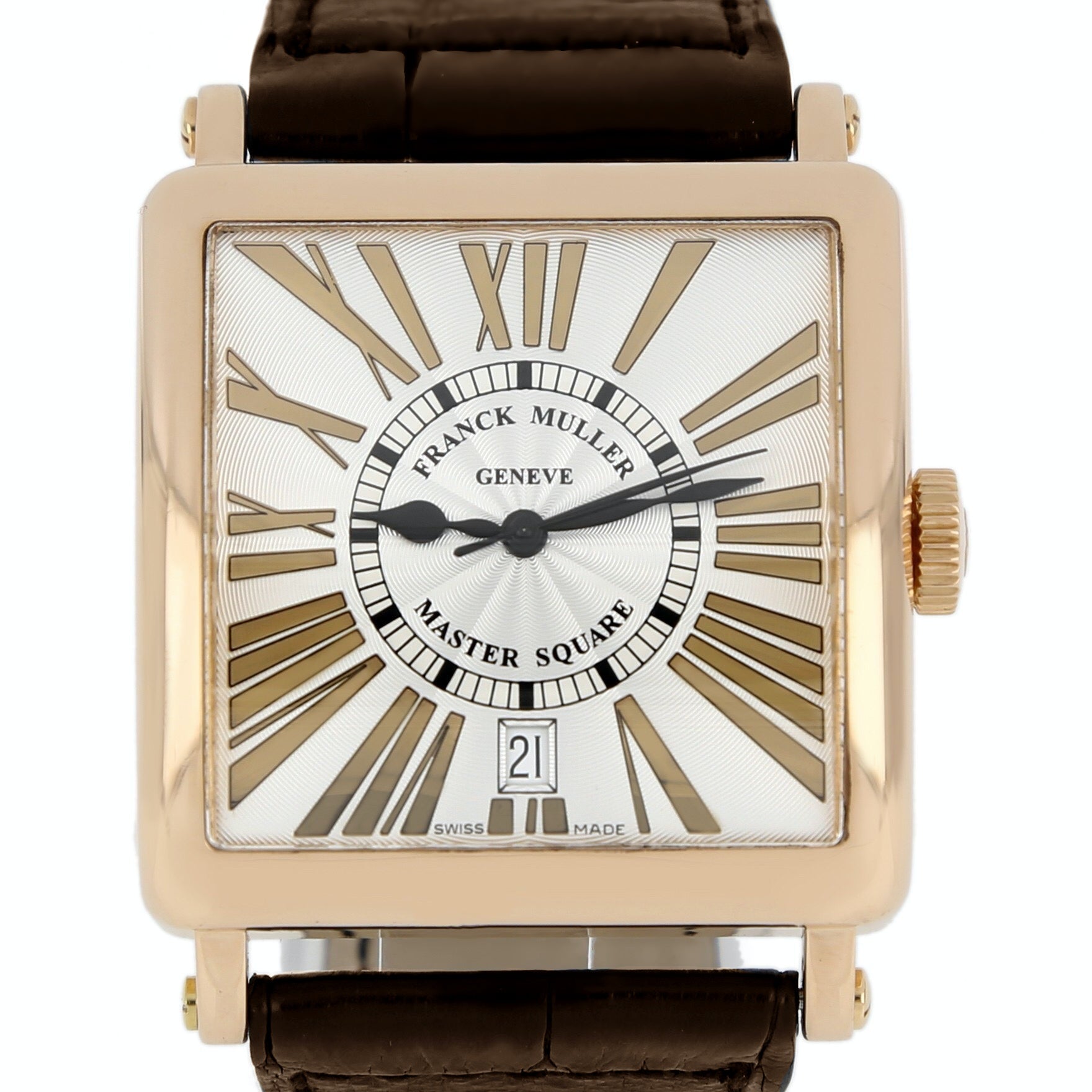 Franck Muller Master Square 18K Rose Gold Men's Watch - Premium Luxury Product