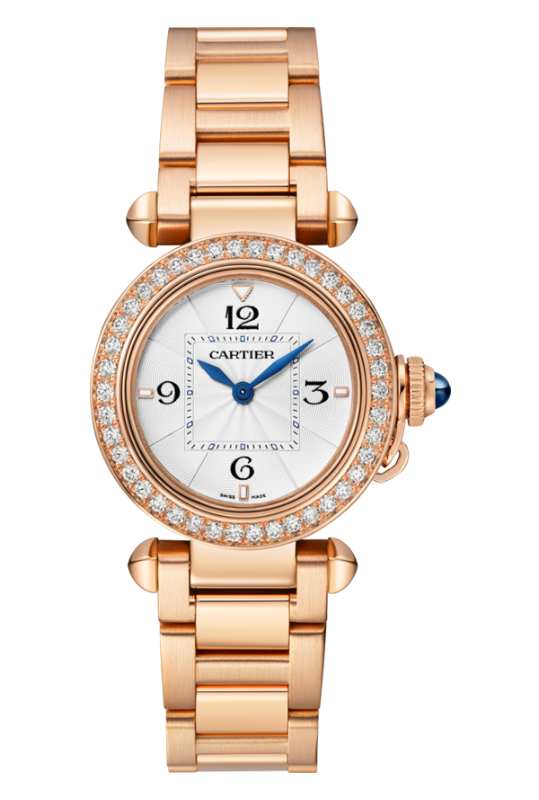Cartier Pasha 30 mm Rose Gold & Diamonds Lady's Watch - Premium Luxury Product