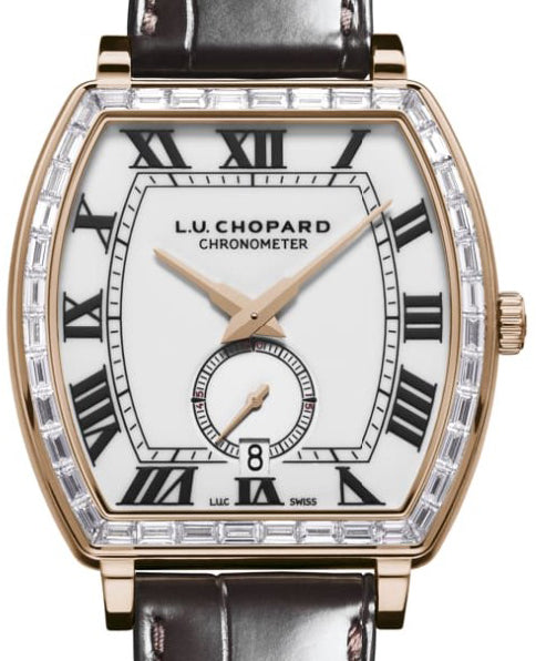 Chopard L.U.C Heritage Grand Cru 18-K Rose Gold & Diamonds Men`s Watch - Premium Luxury Product