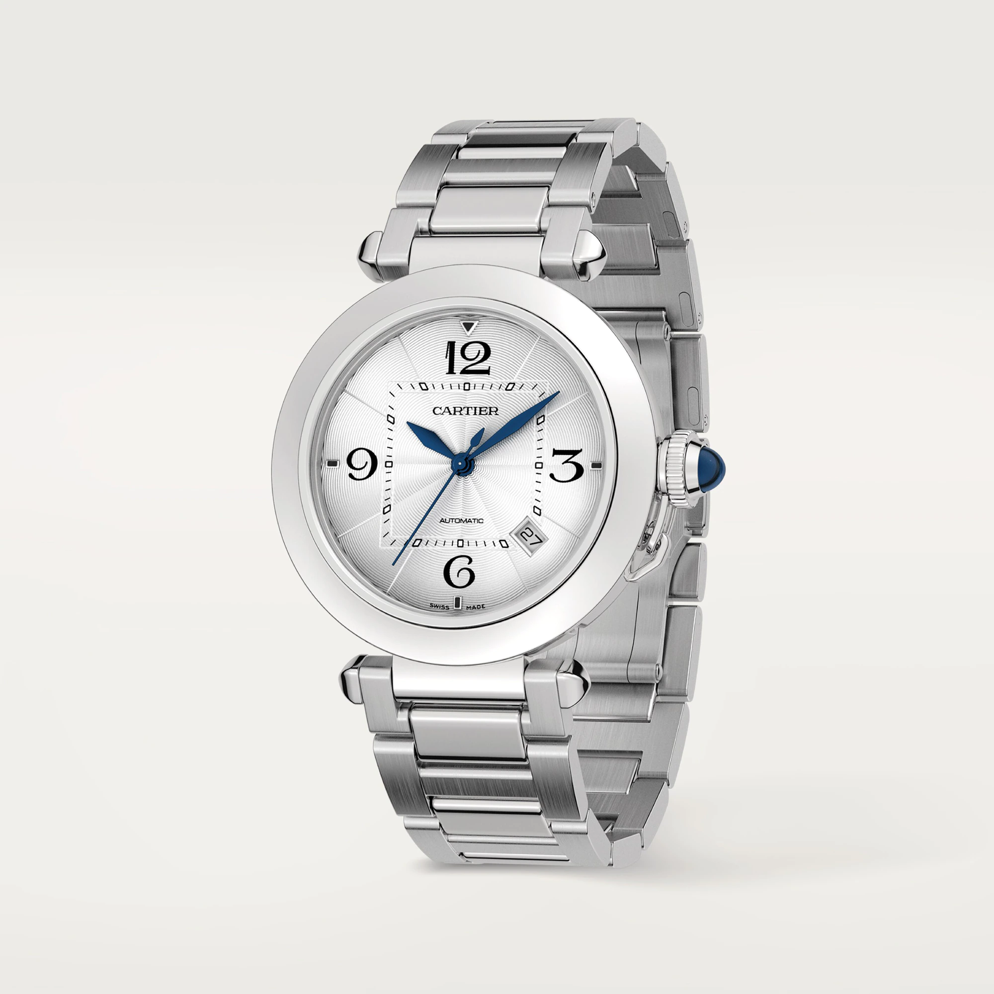 Cartier Pasha 41 mm Stainless steel Men's Watch - Premium Luxury Product