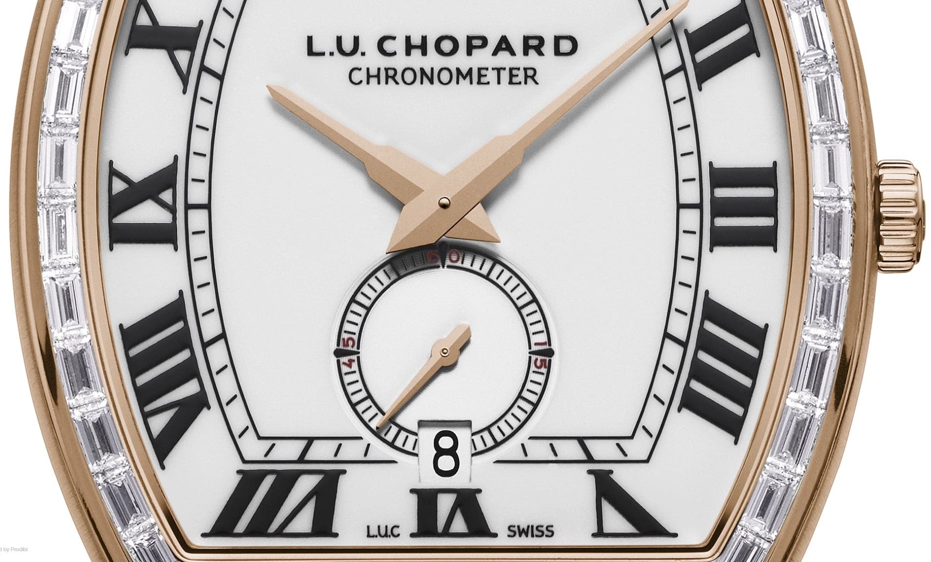 Chopard L.U.C Heritage Grand Cru 18-K Rose Gold & Diamonds Men`s Watch - Premium Luxury Product