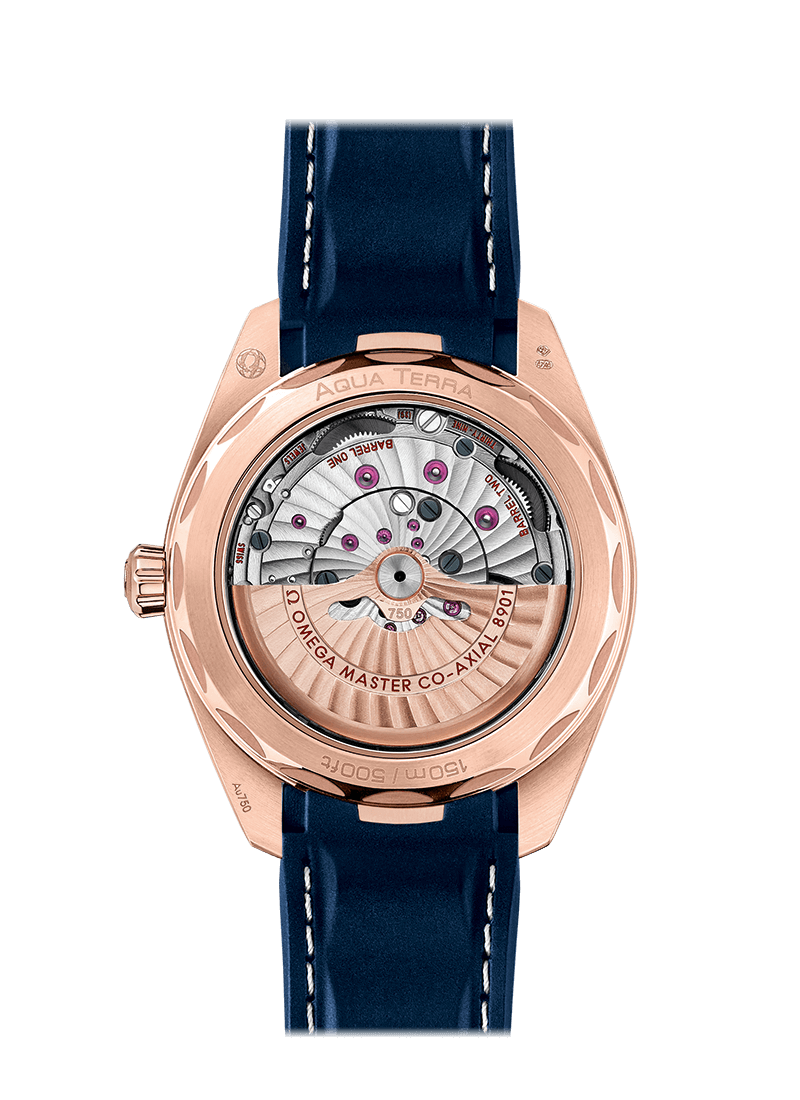 Omega Seamaster Aqua Terra Co-Axial Master Chronometer 18K Sedna™ gold Men's Watch - Premium Luxury Product