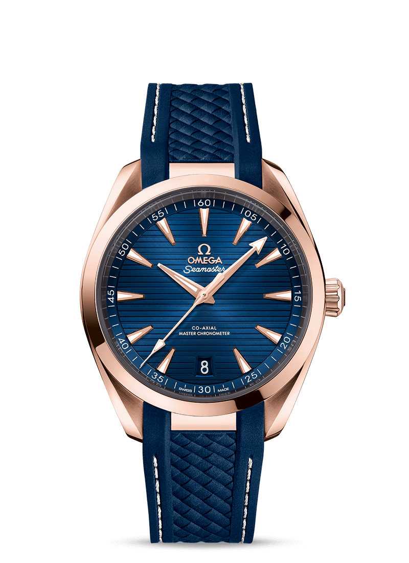 Omega Seamaster Aqua Terra Co-Axial Master Chronometer 18K Sedna™ gold Men's Watch - Premium Luxury Product