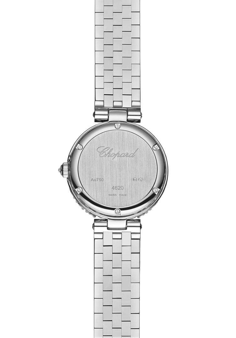 Chopard L’Heure Du Diamant Round Small 18K White Gold & Diamonds Ladies Watch - Premium Luxury Product
