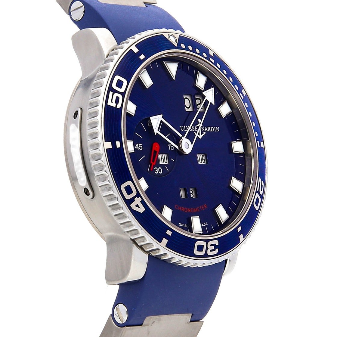 Ulysse Nardin Marine Aqua Perpetual Stainless Steel Mens Watch