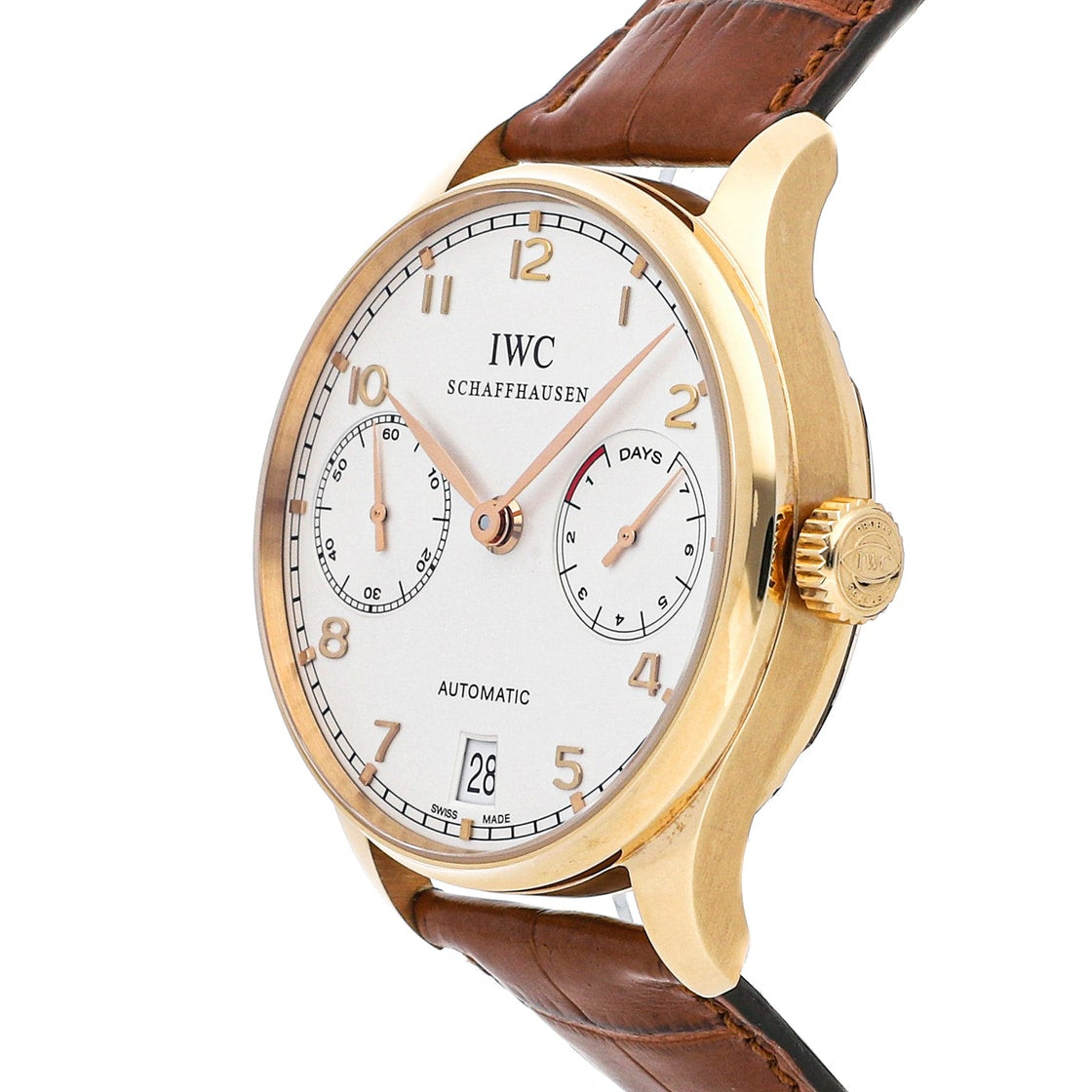 IWC Portugiese Automatic 18K Rose Gold Men’s Watch - Premium Luxury Product