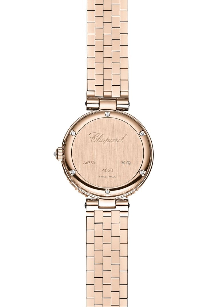 Chopard L’Heure Du Diamant Round Small 18K Rose Gold & Diamonds Ladies Watch - Premium Luxury Product