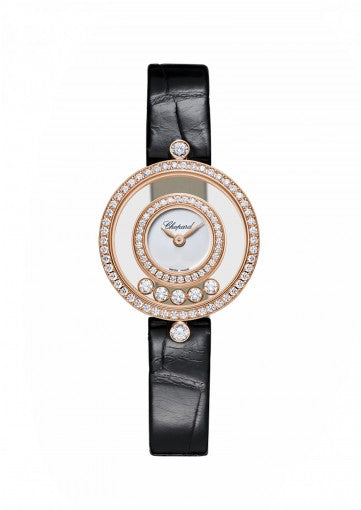 Chopard Happy Diamonds Icons 18K Rose Gold & Diamonds Ladies Watch - Premium Luxury Product