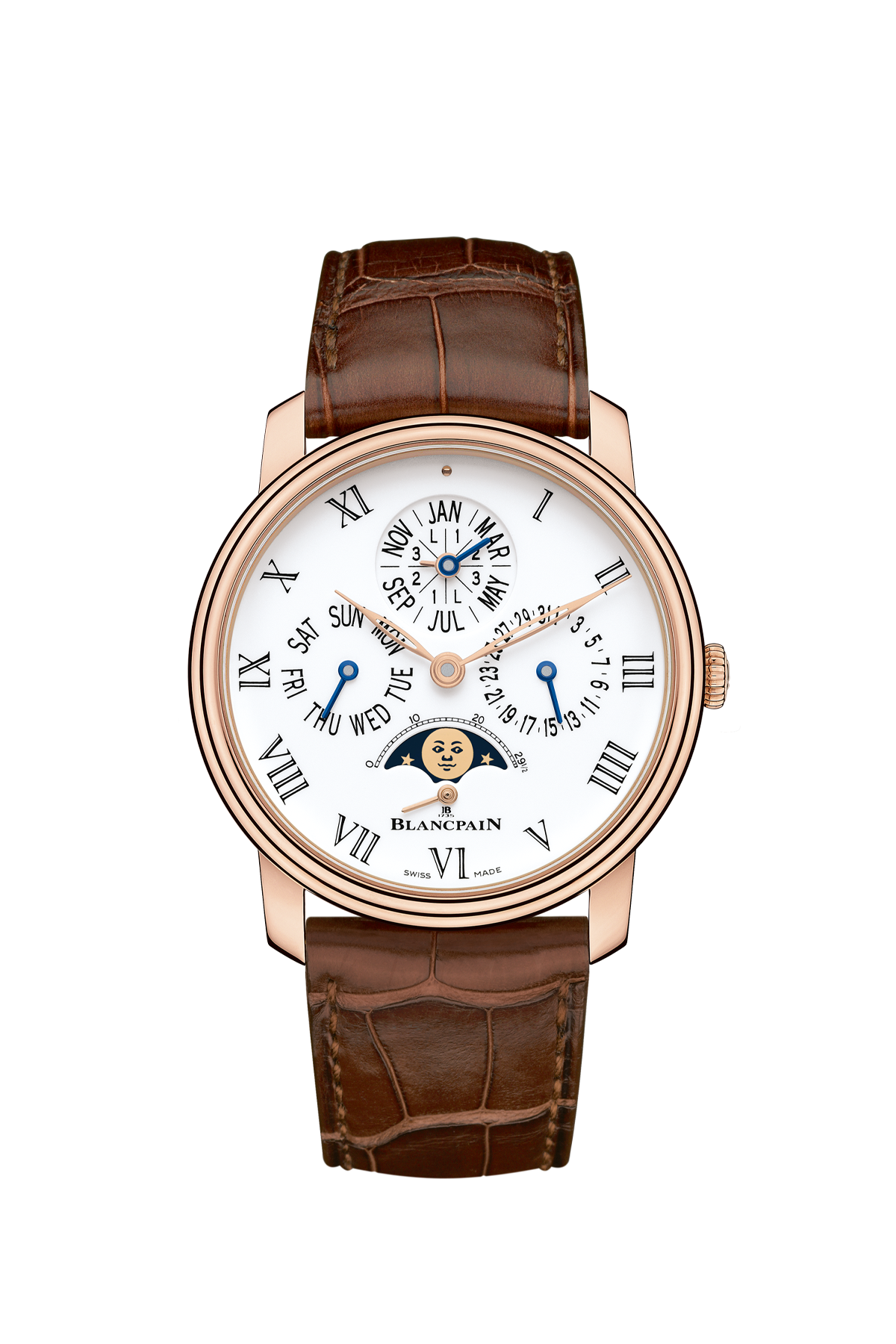 Blancpain Villeret Quantieme Perpetual 8 Jours Men's Watch - Premium Luxury Product