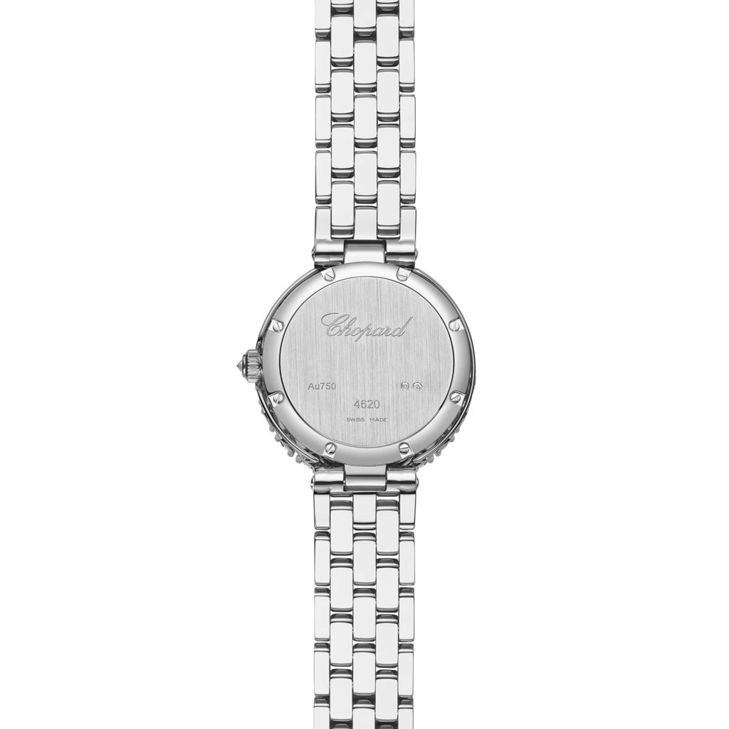 Chopard L’Heure Du Diamant Round Small 18K White Gold & Diamonds Ladies Watch - Premium Luxury Product