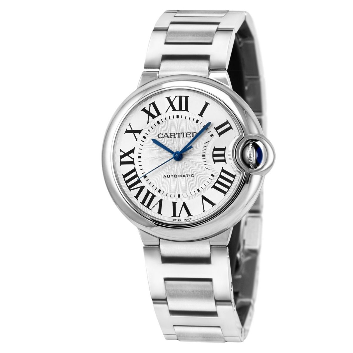 Cartier Ballon Bleu Stainless Steel Unisex Watch - Premium Luxury Product