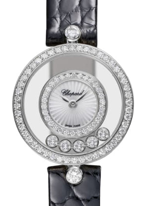 Chopard Happy Diamonds Icons 18K White Gold & Diamonds Ladies Watch - Premium Luxury Product
