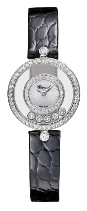 Chopard Happy Diamonds Icons 18K White Gold & Diamonds Ladies Watch - Premium Luxury Product