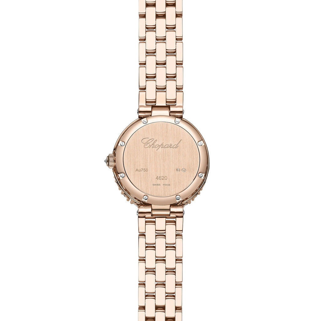 Chopard L’Heure Du Diamant Round Small 18K Rose Gold & Diamonds Ladies Watch - Premium Luxury Product