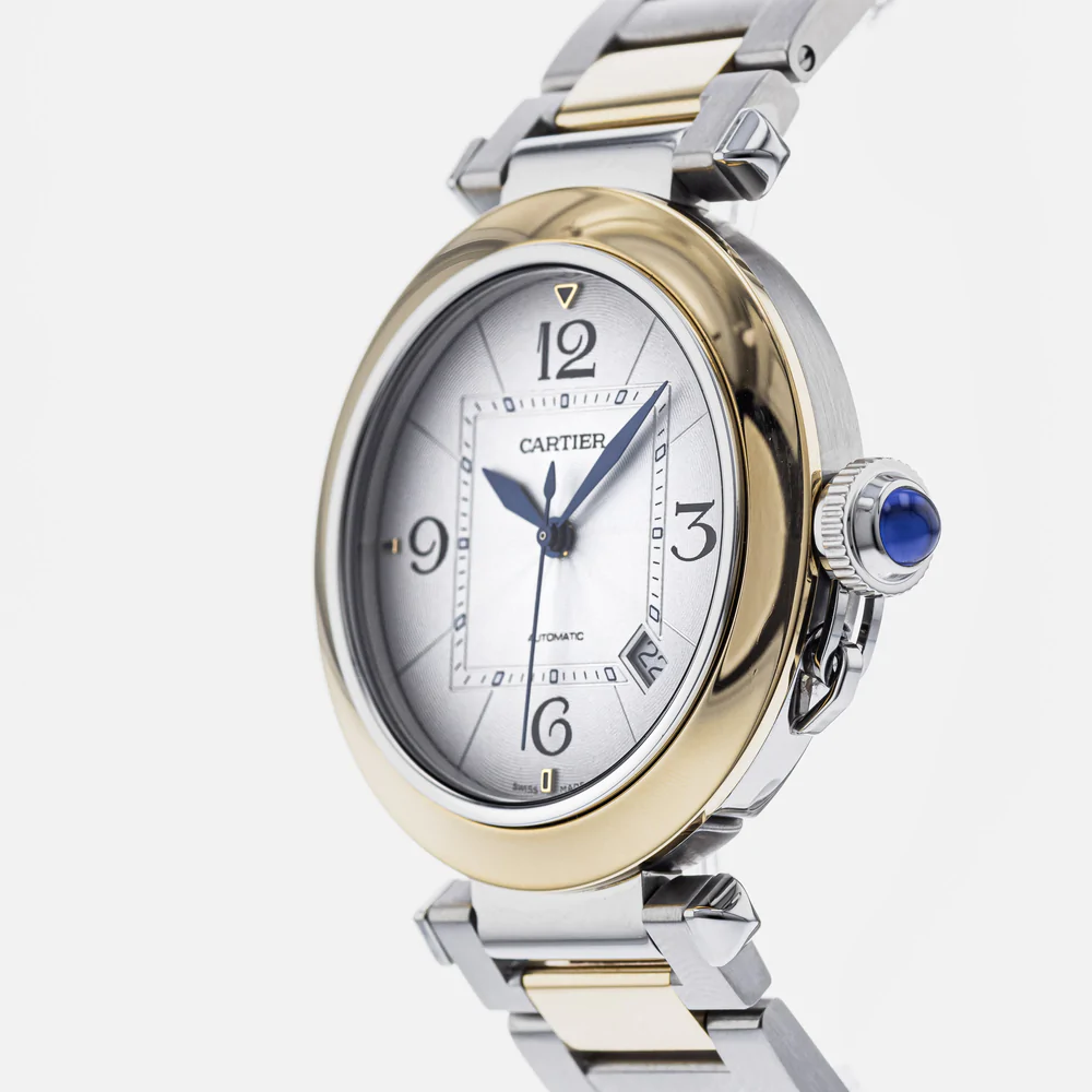 Cartier Pasha 41 mm 18K Yellow Gold & Stainless steel Men's Watch - Premium Luxury Product