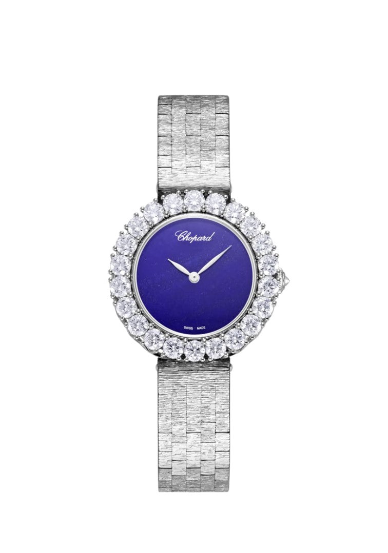 Chopard L’Heure Du Diamant Round Small Vintage 18K White Gold & Diamonds Ladies Watch - Premium Luxury Product