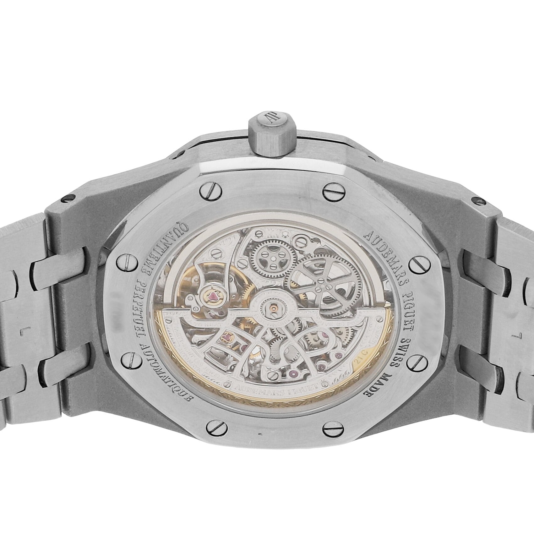 Audemars Piguet Royal Oak Perpetual Calendar Openwork Stainless steel Men's Watch - Premium Luxury Product