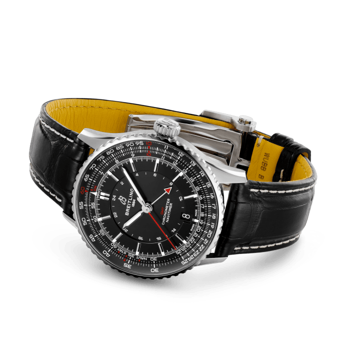 Breitling Navitimer Automatic 41 GMT Stainless steel Men's Watch - Premium Luxury Product